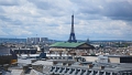 Depuis la terrasse des Galeries Lafayette 25juillet 2011 La tour Eiffel